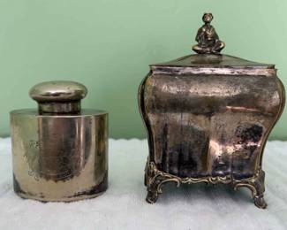 Silver Tea Caddies