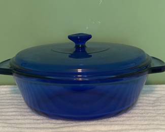 Blue Anchor Ovenware Casserole with Lid