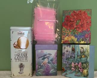 Beautiful Boxes, Bags A Tall Tin