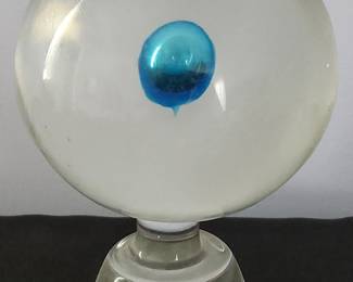 Glass Faniel With Blue Core