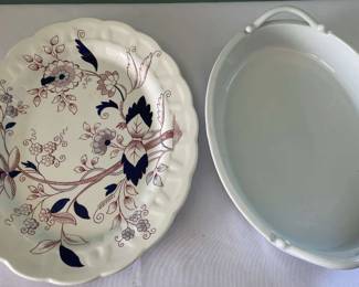 Serving Tray And Casserole Dish