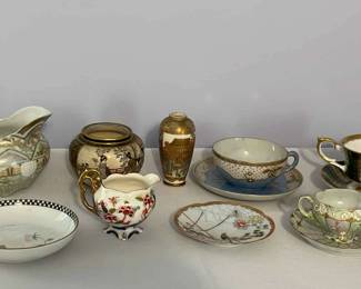 Porcelain Lot Mostly Japanese