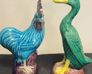 Porcelain Duck Rooster