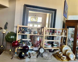 Floats, Decoys, Studio Art Glass, Minton Porcelain Ball Dinnerware