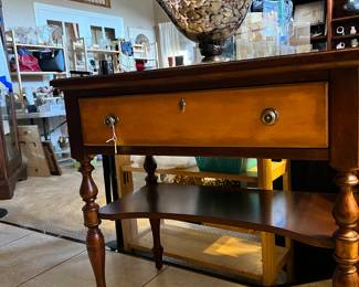 Basset Desk Stunning Studio Art Glass Vase from Rubi Glass studio