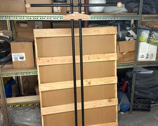 Vintage Field Gear Rack - $10 + tax - 36 inches x height 74 inches x depth 12 inches