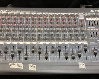 PEAVEY XR1600F 20 CHANNEL 3x200 WATTS TRI-POWERED MIXING BOARD CONSOLE