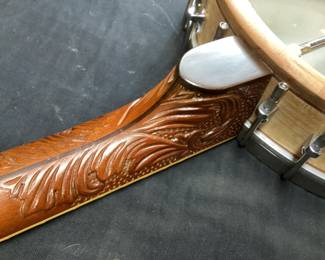 CUSTOM BUILT OPEN BACK CLAW HAMMER 5 STRING BANJO BUILT BY NOTABLE BANJO BUILDER ROY SOWERS OF THOMASVILLE, NC. HANDCRAFTED HARDWOOD TONE RING, GOOD VOLUME, GREAT SOUND