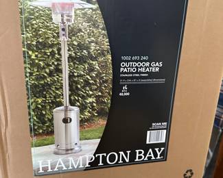 2 NIB Hampton Bay 48,000 BTU outdoor gas patio heaters