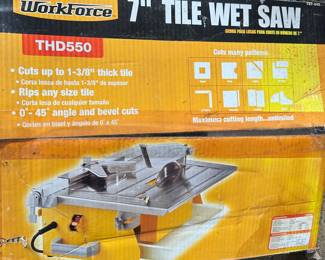 Work Force tile saw