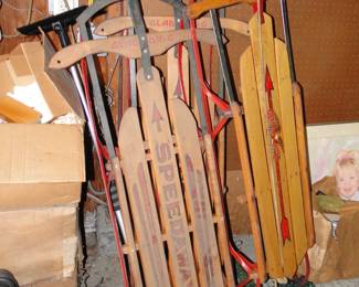 Vintage sleds