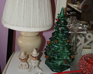Pixies and Ceramic Christmas Tree