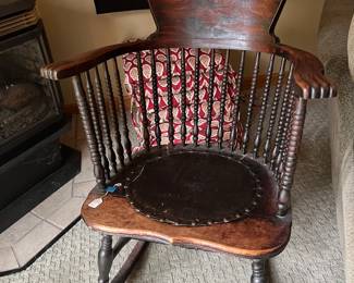 Antique Spindle Rocker