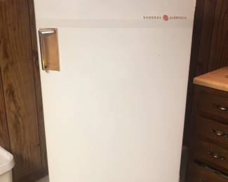 1952 General Electric Refrigerator that has NEVER been unplugged for 73 years and still works like a charm!!