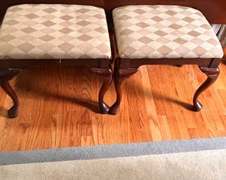 Pair of stools/ottomans