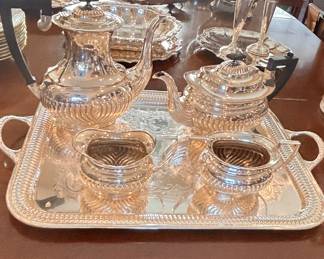 Lots of gorgeous silver plate & Sterling