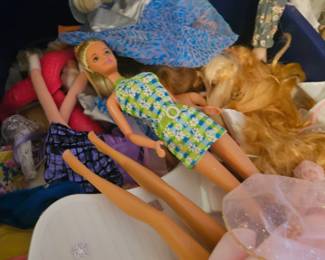 barbies and some accessories