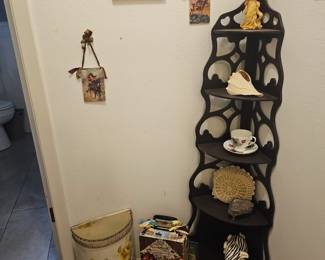 vintage corner shelf