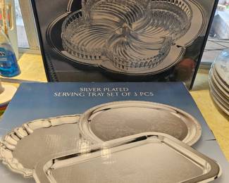 plated serving pieces