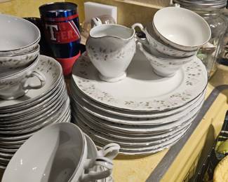 vintage dish set