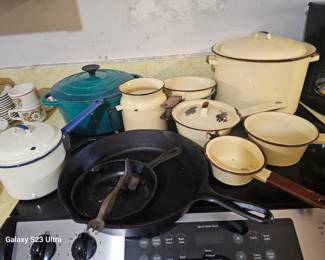 more cookware and cast iron