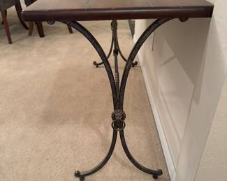 French Bistro\Console \sofa\Entry Table Cast Iron Base