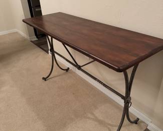 French Bistro\Console \sofa\Entry Table Cast Iron Base