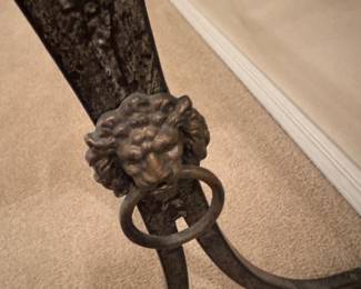 French Bistro\Console \sofa\Entry Table Cast Iron Base