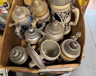 Beer Steins - many more than pictured