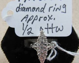 14K Gold Diamond Ring