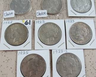Peace Silver Dollars