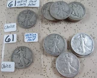 Walking Liberty Half Dollars