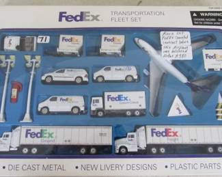 FedEx Die-Cast Truck Set