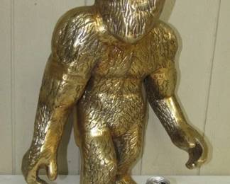 Metal Bigfoot Statue