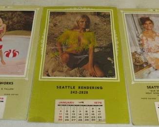 1975 Pinup Girl Calendars (Nude)