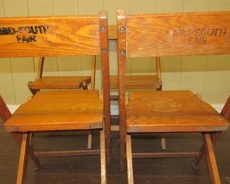 Each Chair Marked Mid-South Fair