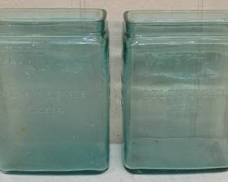 1930's Delco Battery Jars