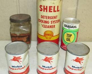 Shell & Mobil Cans