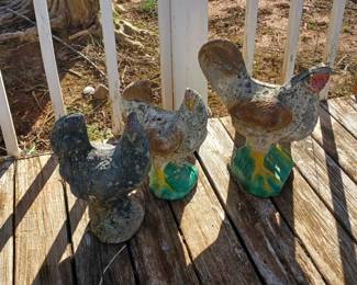Concrete roosters