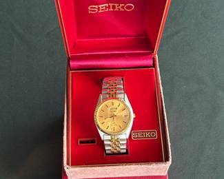 Men’s Seiko watch.