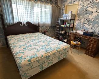 Ethan Allen bedroom furnishings.