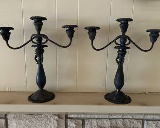 Baroque by Wallace candle holders.