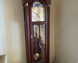 Grandfather clock, Ethan Allen.