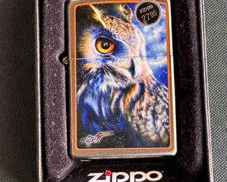 Large selection of Zippo lighters, new in box.
