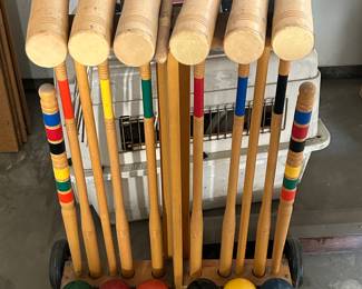Croquet . Perfect for Summer fun.