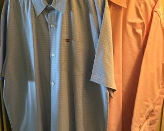 Quicksilver and Ralph Lauren men’s shirts.