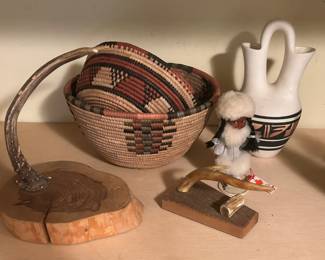 Native American pottery, baskets, dolls and more. !!