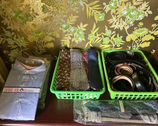 Men’s accessories.