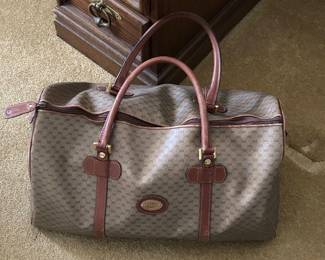 Gucci overnight bag.