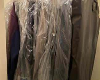 Men’s suits.